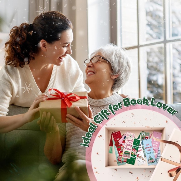 30 Funny and Cozy Christmas Bookmarks, NWT - Picture 7 of 7